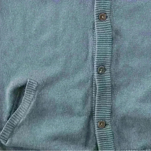 Us Versus Them Men’s Cardigan Sweater In Olive Gray Size Large EUC! - Picture 5 of 8